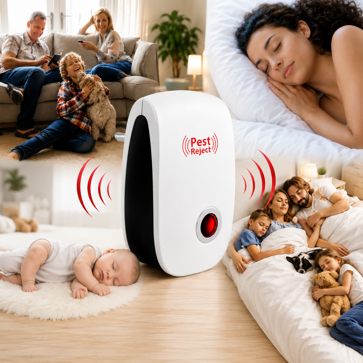 Smart Ultrasonic Power – Total Protection from Insects🛡️