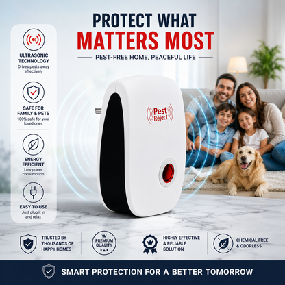 Smart Ultrasonic Power – Total Protection from Insects🛡️